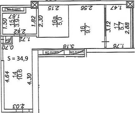 Продается 1-комн. квартира, 29.2 м²