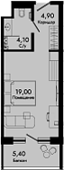 Продается 1-комн. квартира, 28 м²