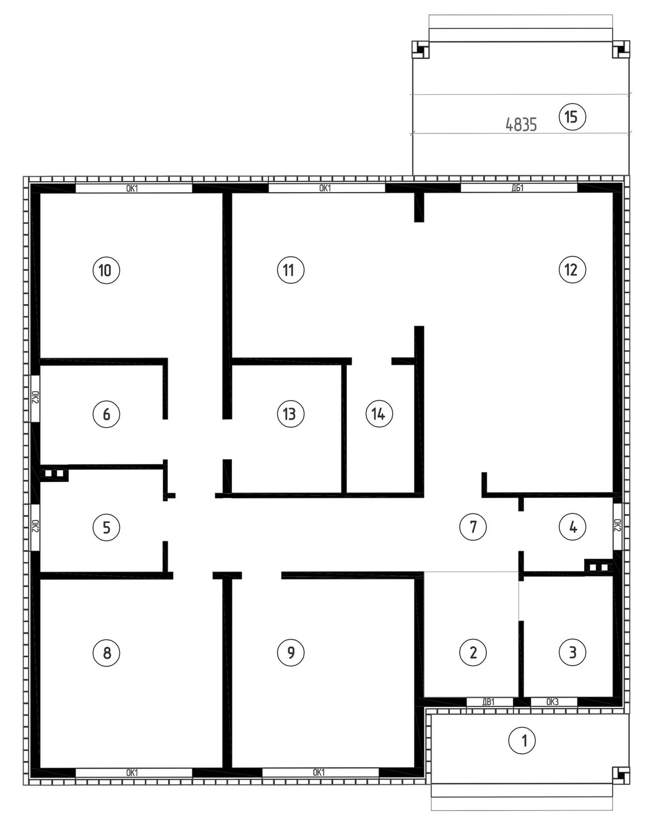 Планировка 160 м²