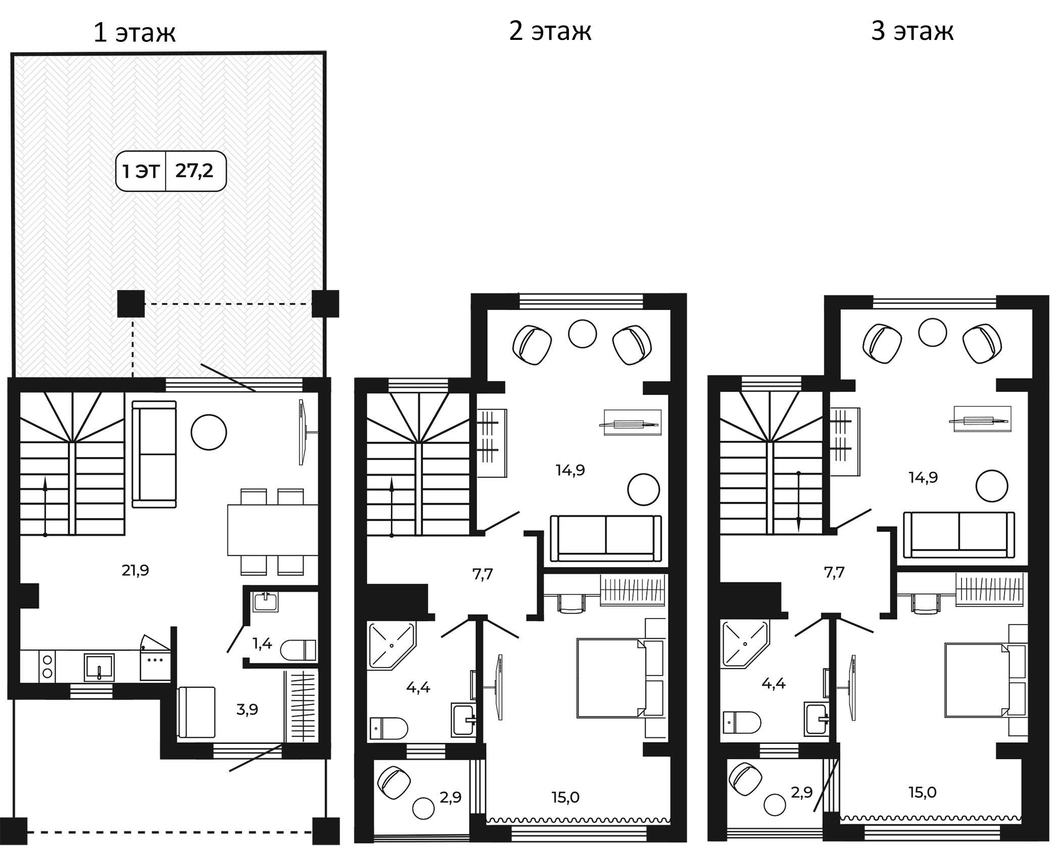 Планировка 111.2 м²