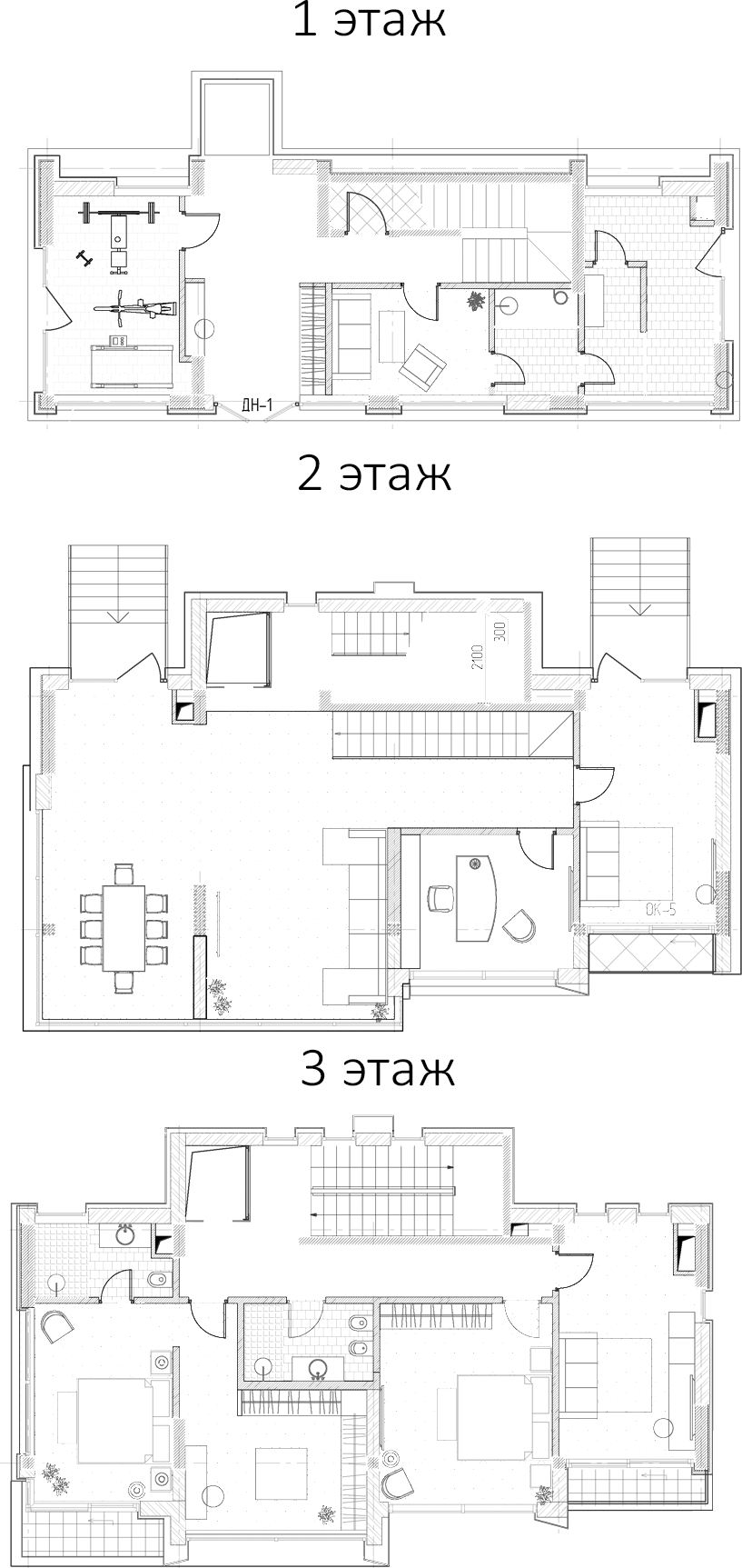 Планировка 300 м²