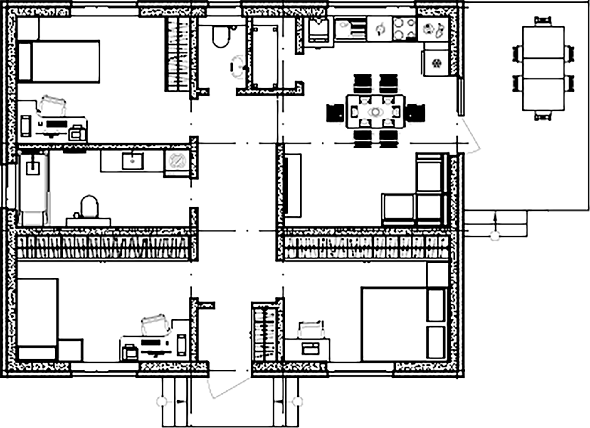 Планировка 79.95 м²