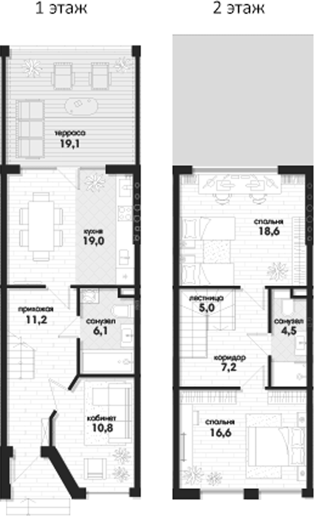Планировка 99.3 м²