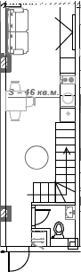 Планировка 38.1 м²
