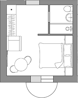 Планировка 20.9 м²