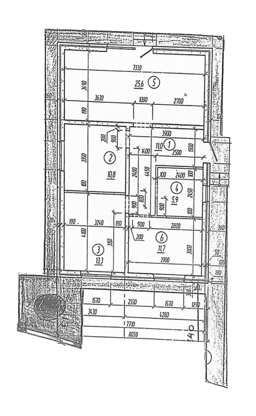 Планировка 78.3 м²