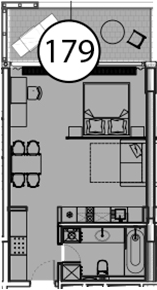 Планировка 55 м²