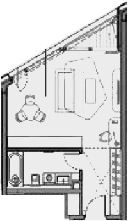 Планировка 41.7 м²