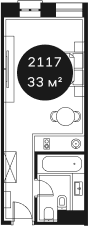 Продается 1-комн. квартира, 32.72 м²