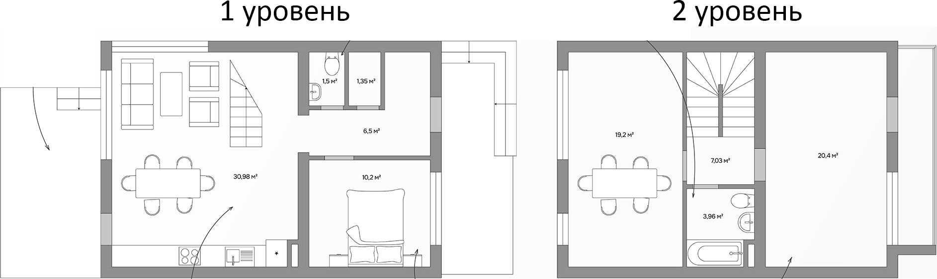 Планировка 101 м²