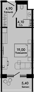 Продается 1-комн. квартира, 28 м²