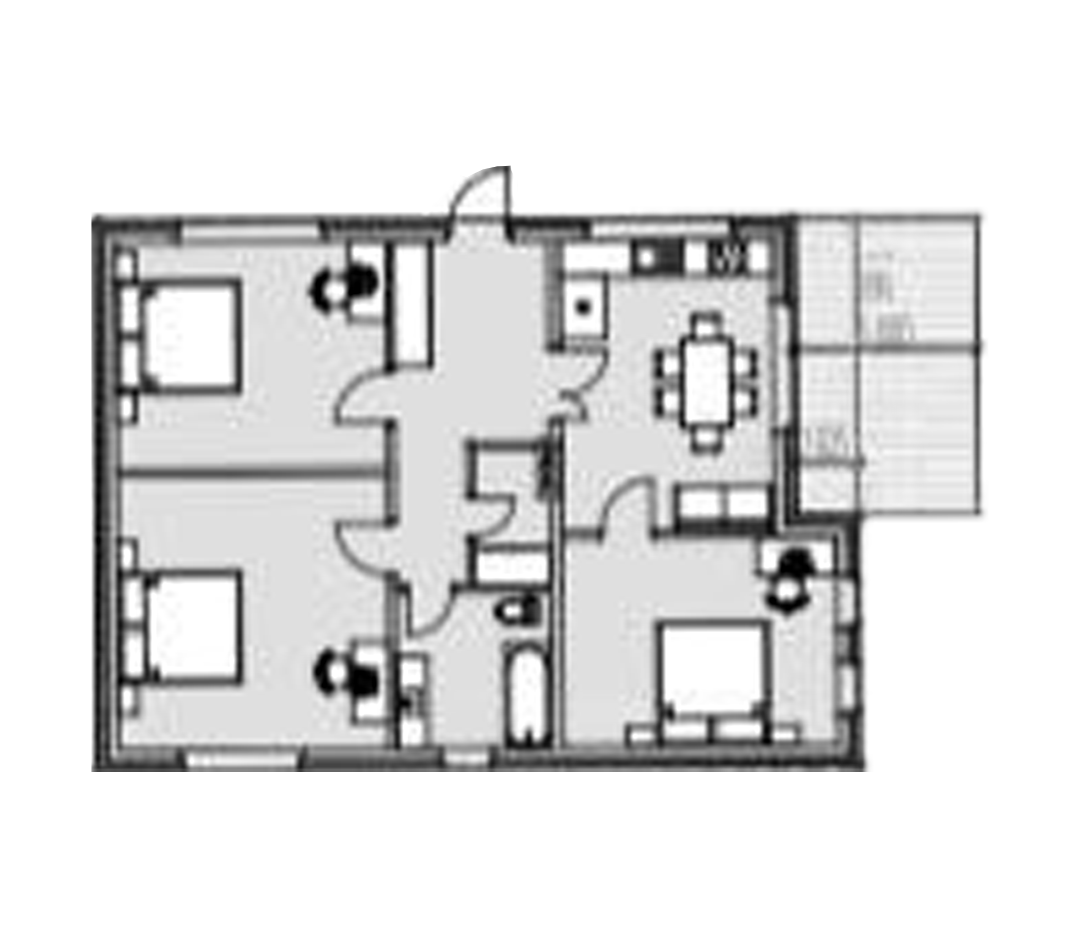 Планировка 85 м²