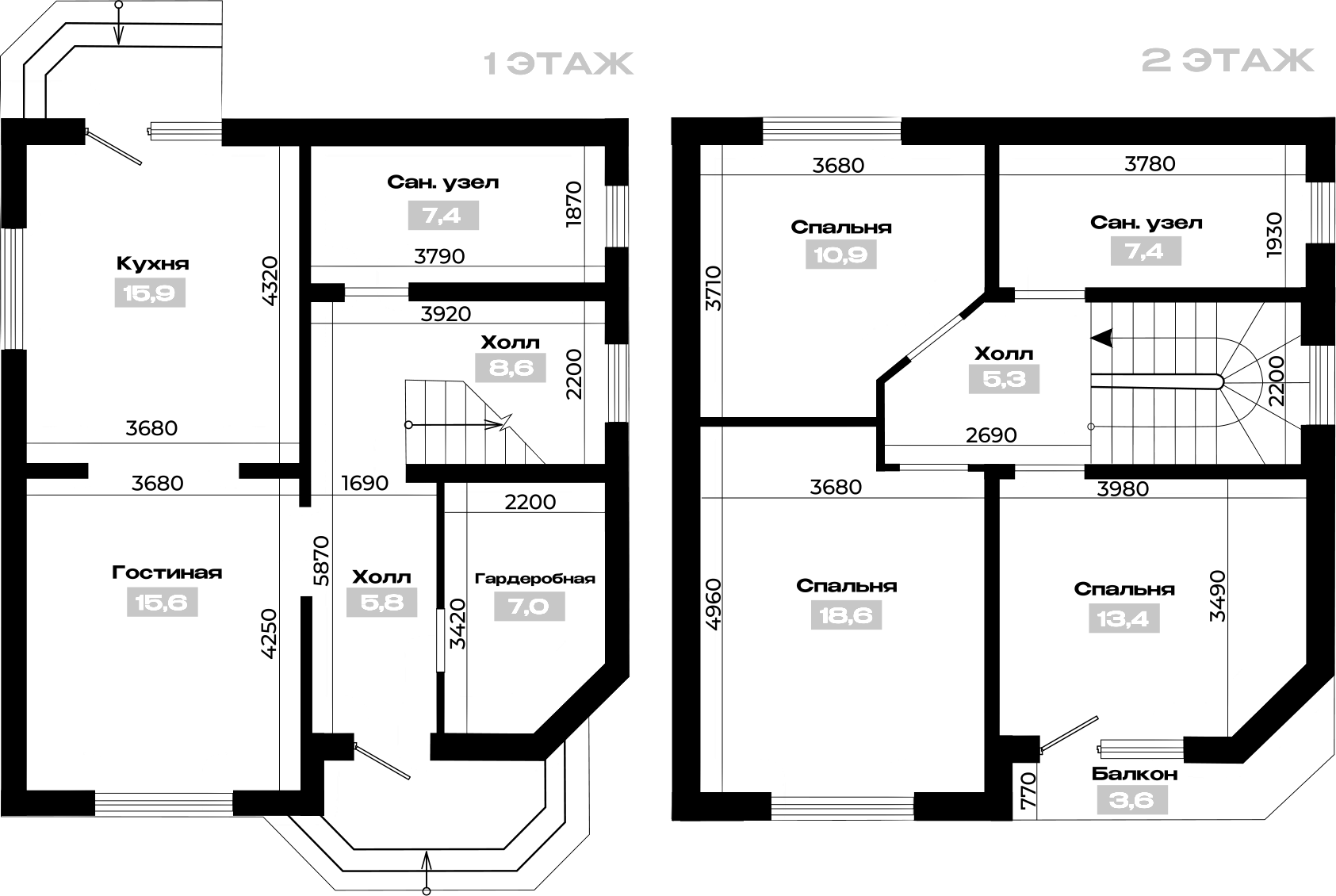 Планировка 118.42 м²