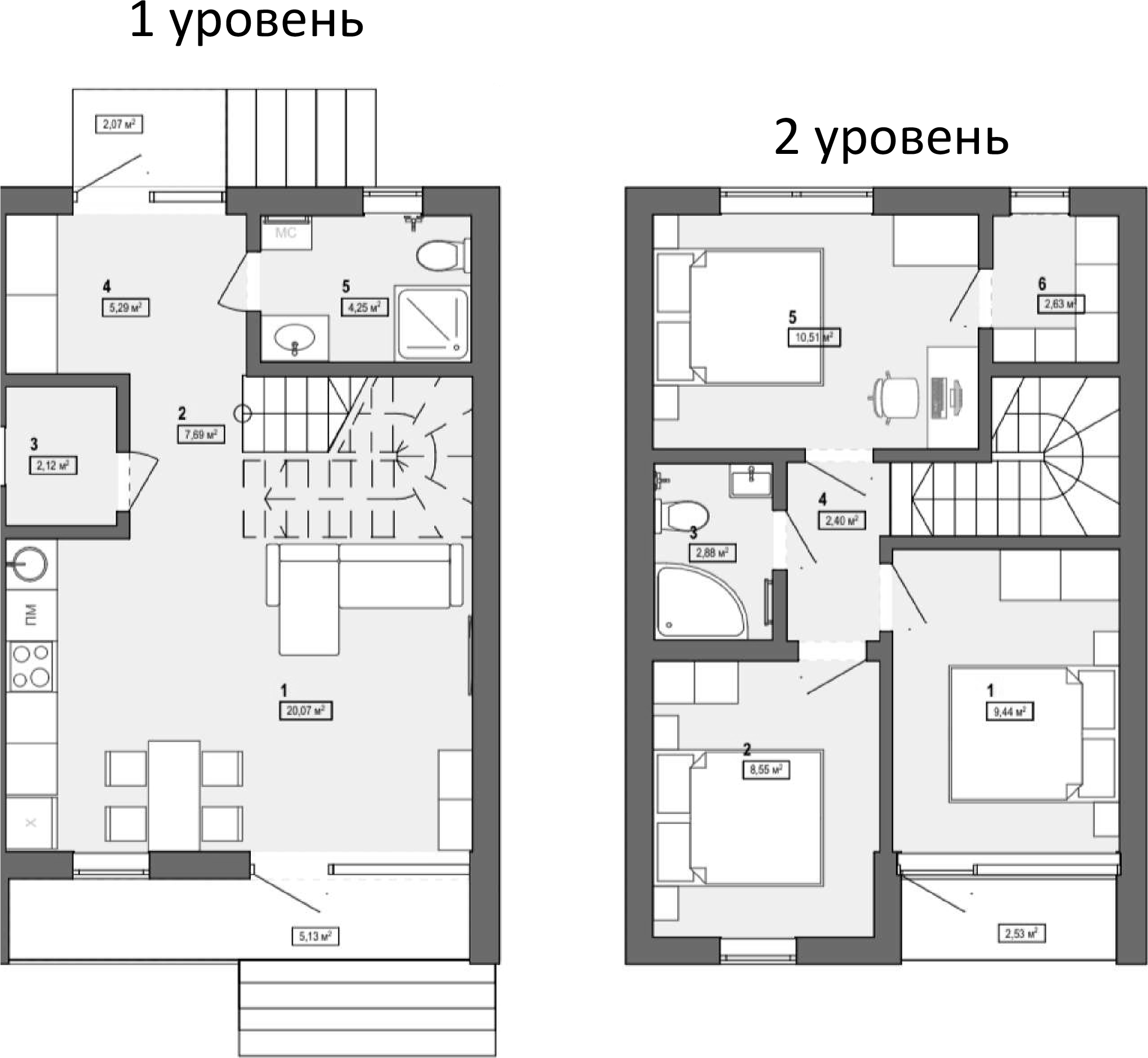Планировка 82.24 м²
