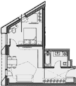 Планировка 47 м²