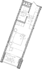 Студия · 25.74 м²