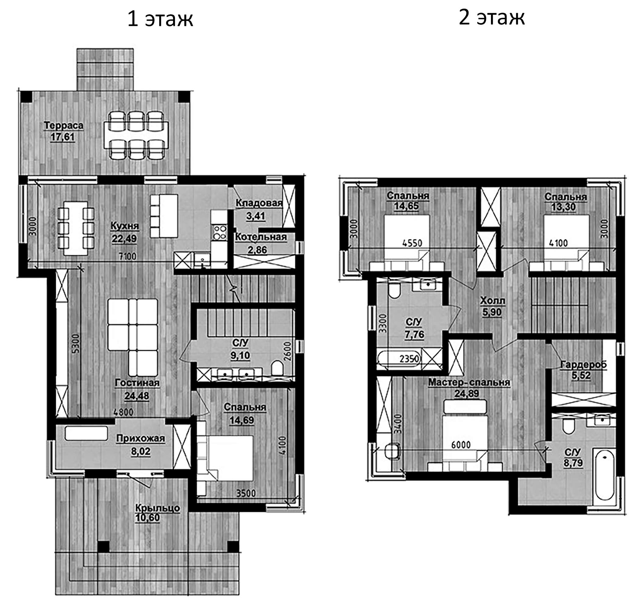 Планировка 176.39 м²