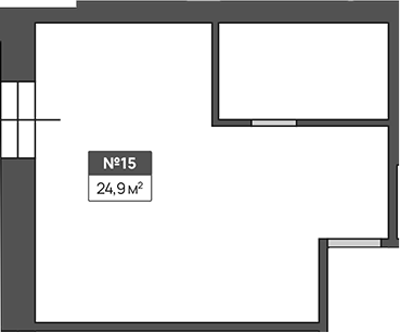 Планировка 24.9 м²