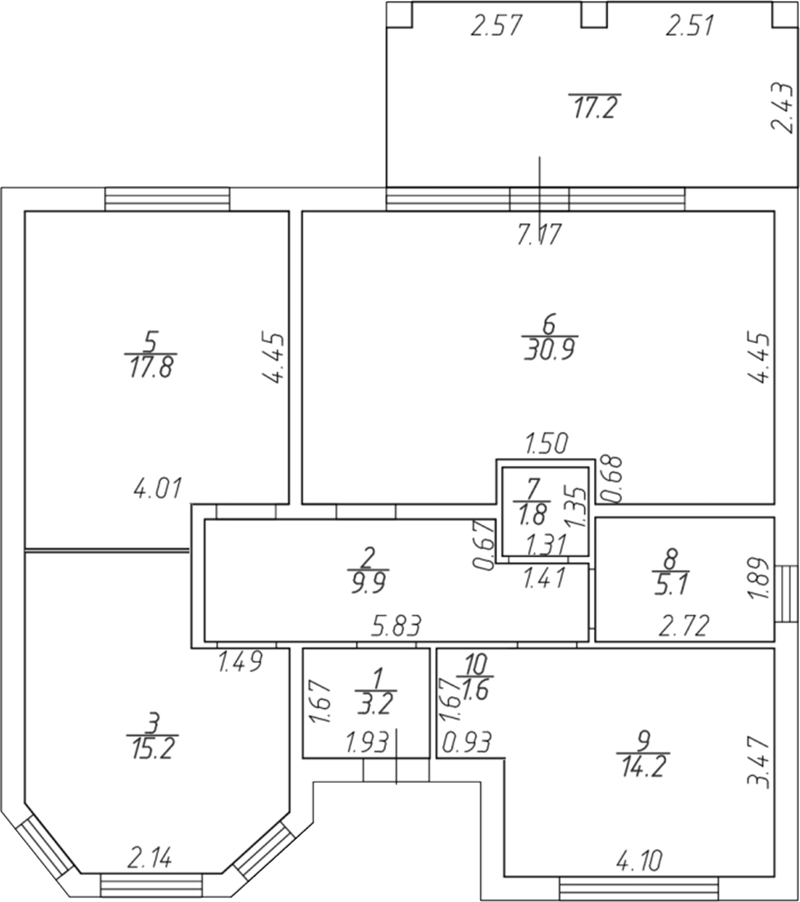 Планировка 100 м²