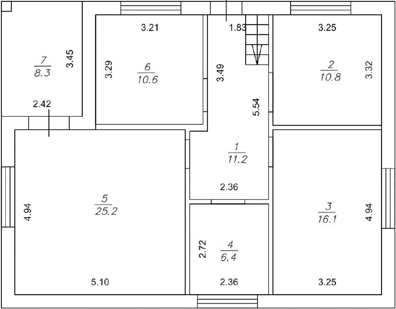 Планировка 87.51 м²