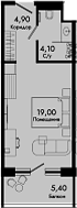 Продается 1-комн. квартира, 28 м²