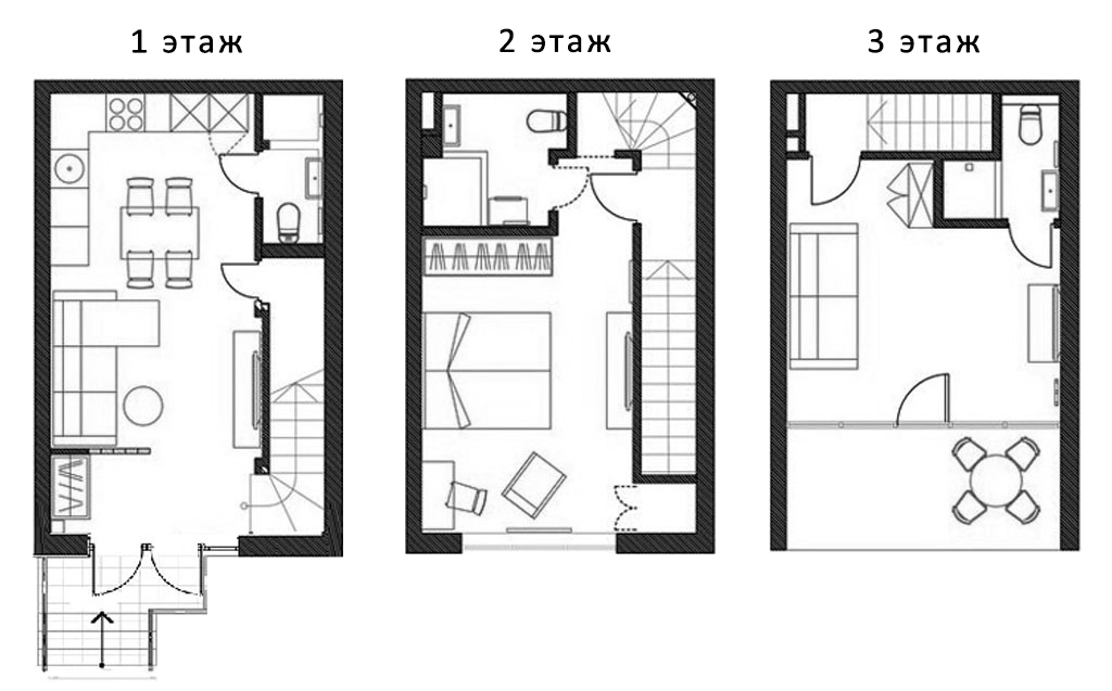 Планировка 88.6 м²