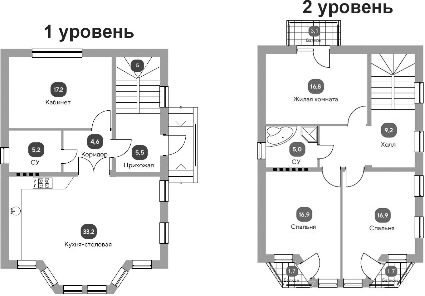 Планировка 135.5 м²
