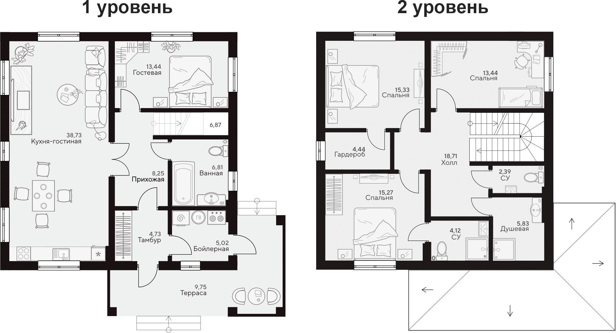 Коттедж в «Коттеджный поселок Загород 2»