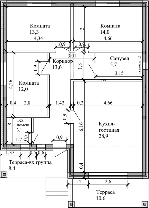 Коттедж в «Коттеджный поселок Солнечный. ГК Каскад»