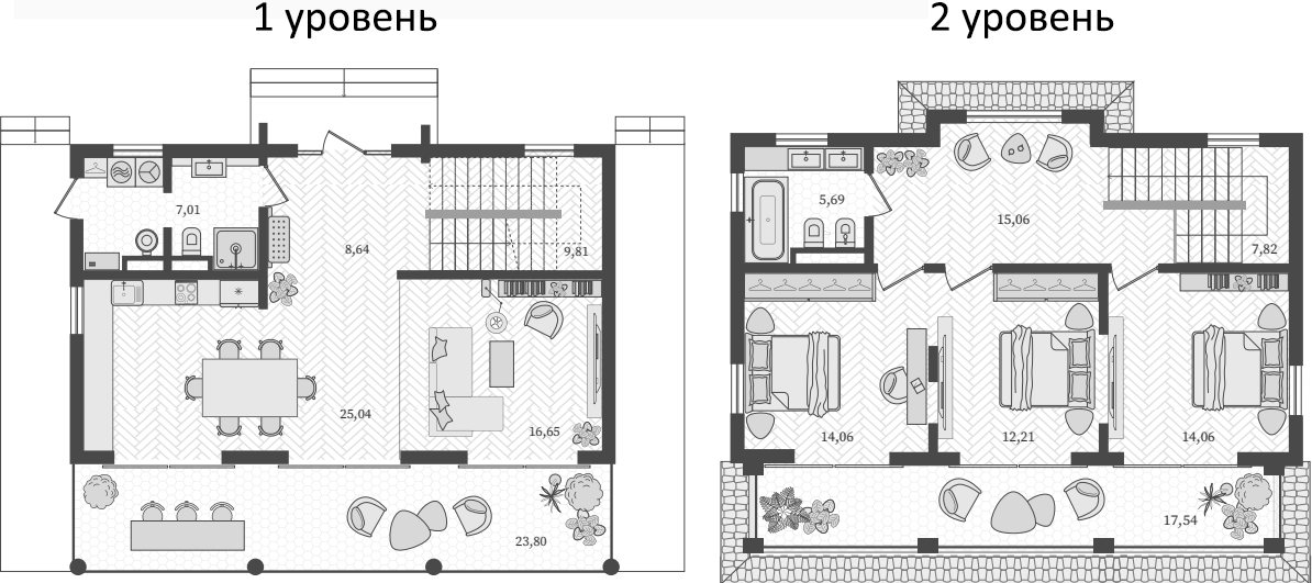 Коттедж в «Коттеджный поселок Фиори»