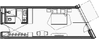 Планировка 43.2 м²