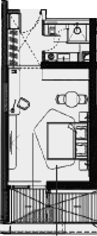Планировка 41.5 м²