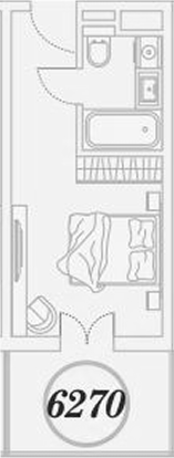 Продается 1-комн. квартира, 26.2 м²