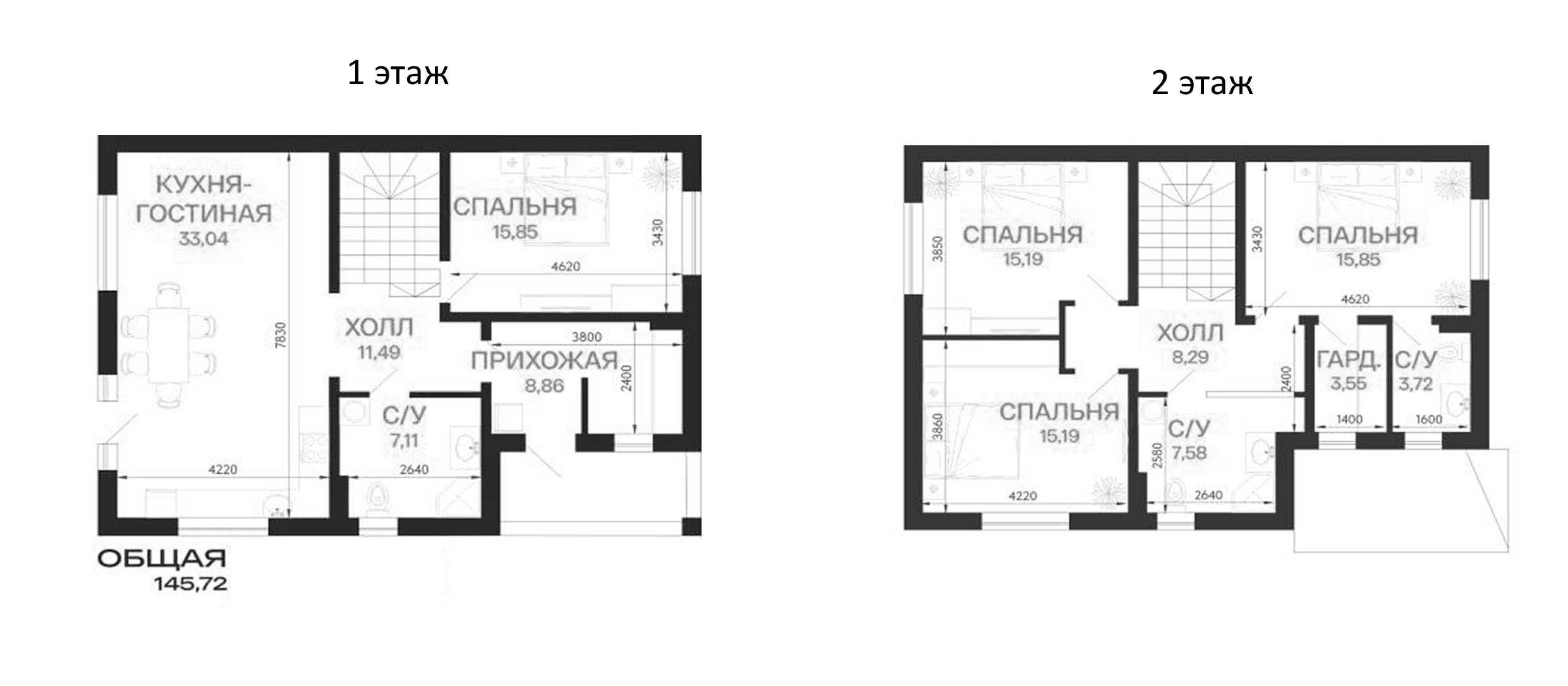 Планировка 150 м²