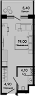 Продается 1-комн. квартира, 28 м²