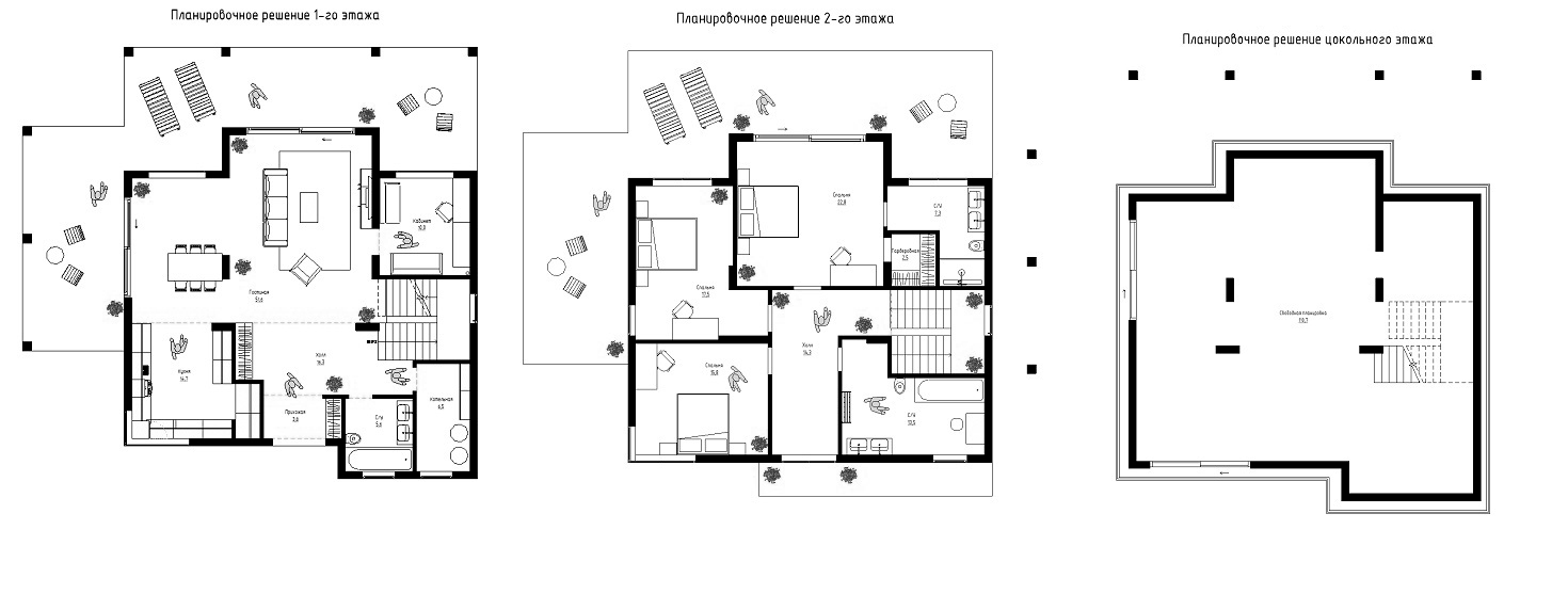 Планировка 350 м²