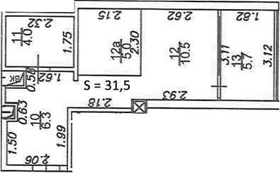 Продается 1-комн. квартира, 25.8 м²