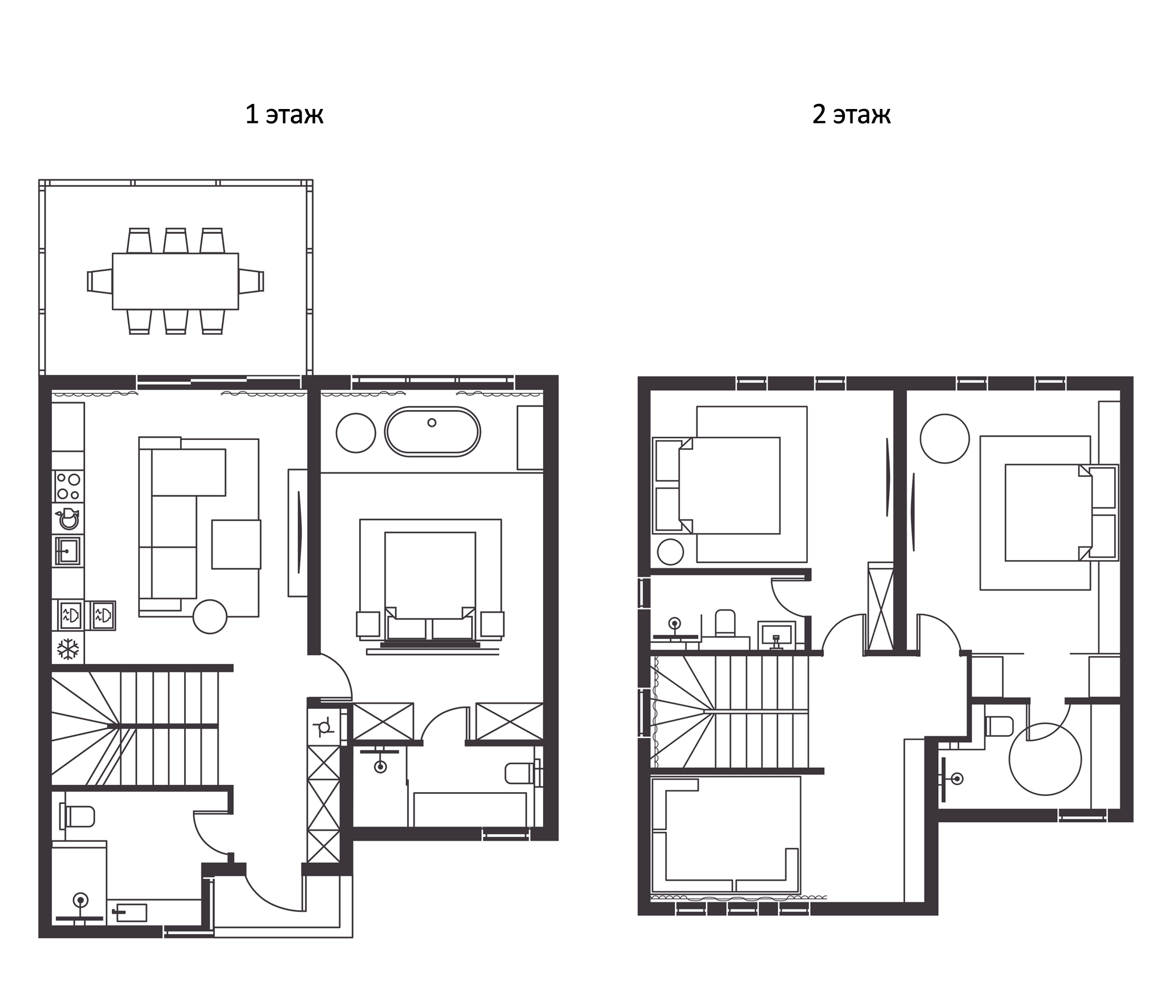 Планировка 191 м²