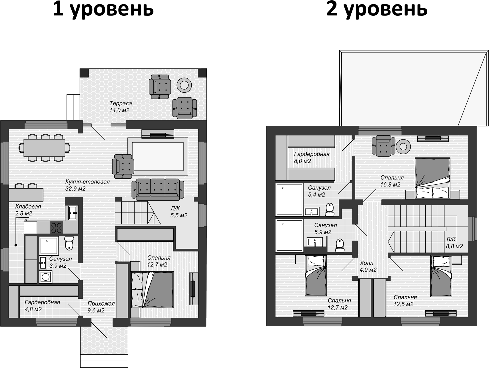 Планировка 146 м²