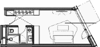 Планировка 34.7 м²