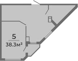 Квартира · 38.3 м²