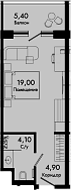 Продается 1-комн. квартира, 28 м²