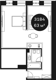 Продается 1-комн. квартира, 36.85 м²