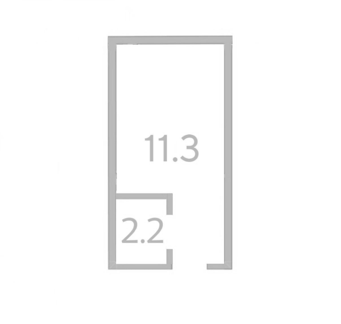 Планировка 11.3 м²