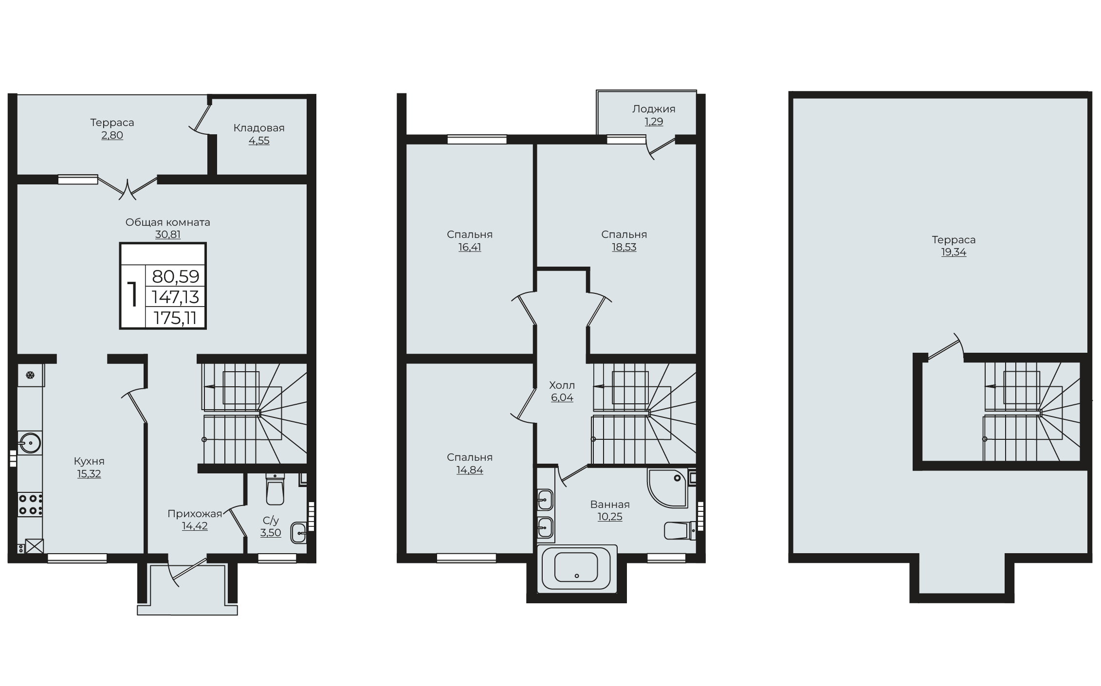 Планировка 151.68 м²