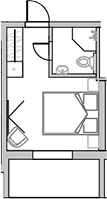 Планировка 21.2 м²