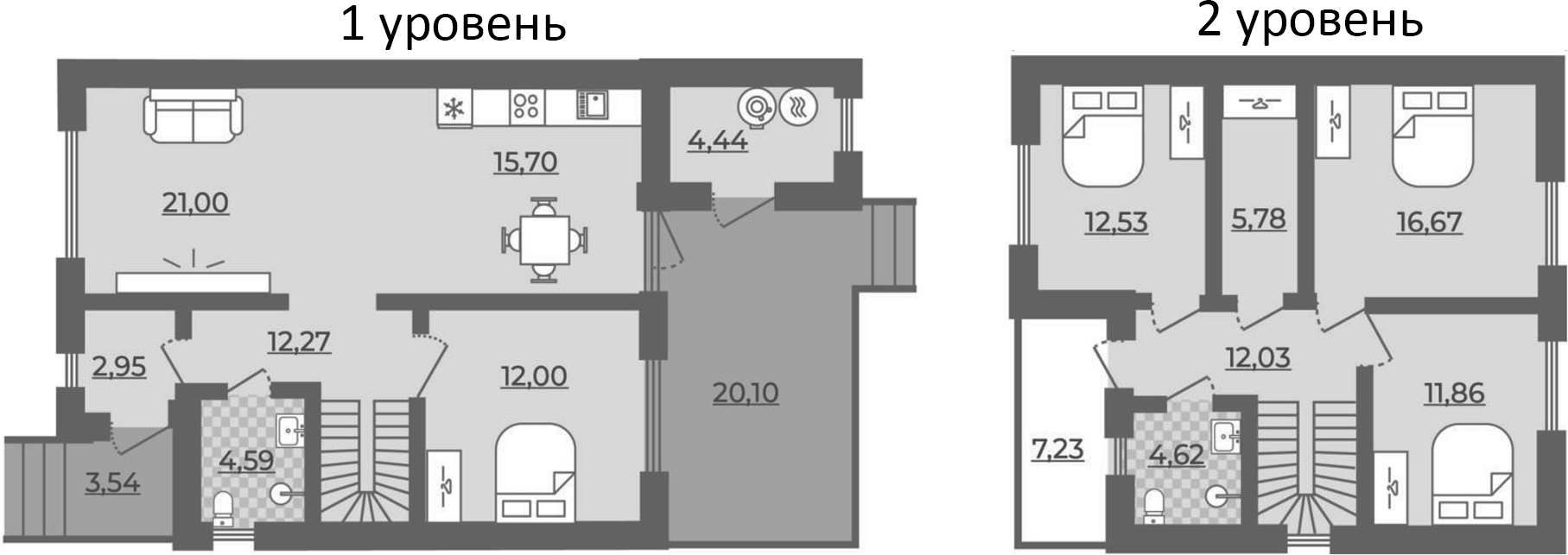 Планировка 141.28 м²
