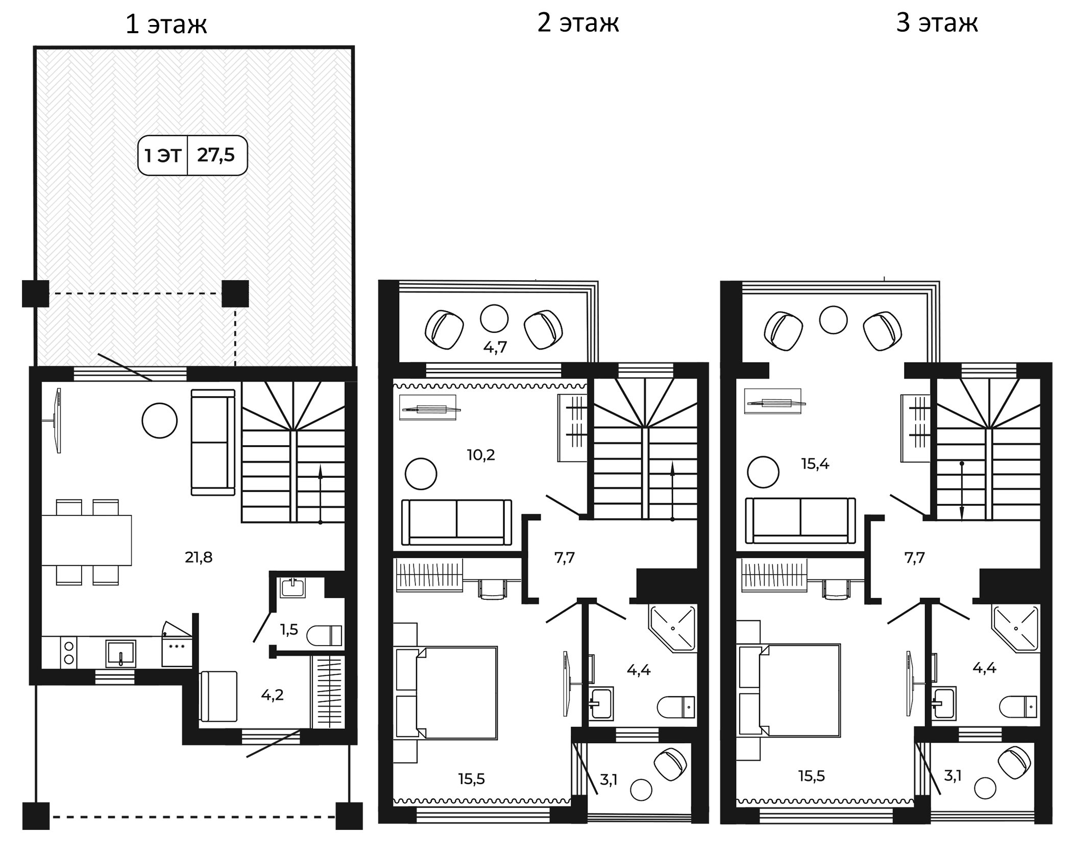 Планировка 108.3 м²