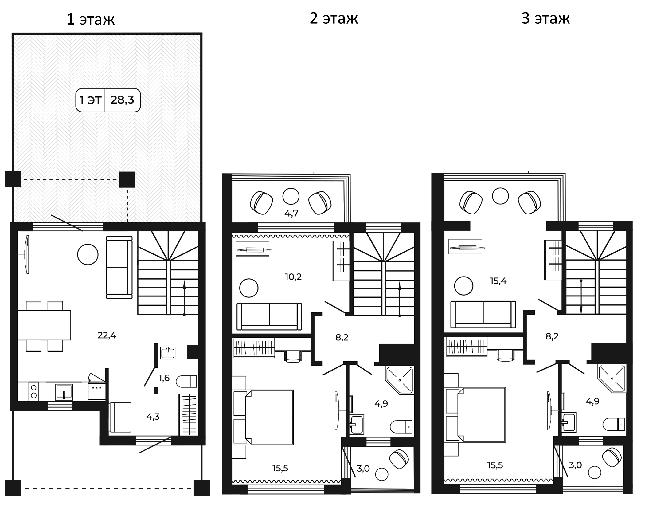 Планировка 111.1 м²