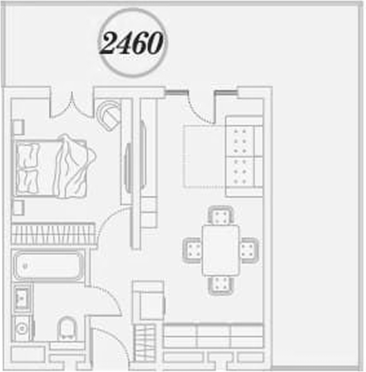 Продается 1-комн. квартира, 71.7 м²